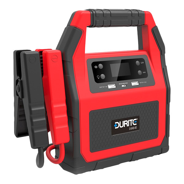 0-649-40 Durite 12V-24V Li-Polymer Booster Jump Starter Pack - 42,000mAh